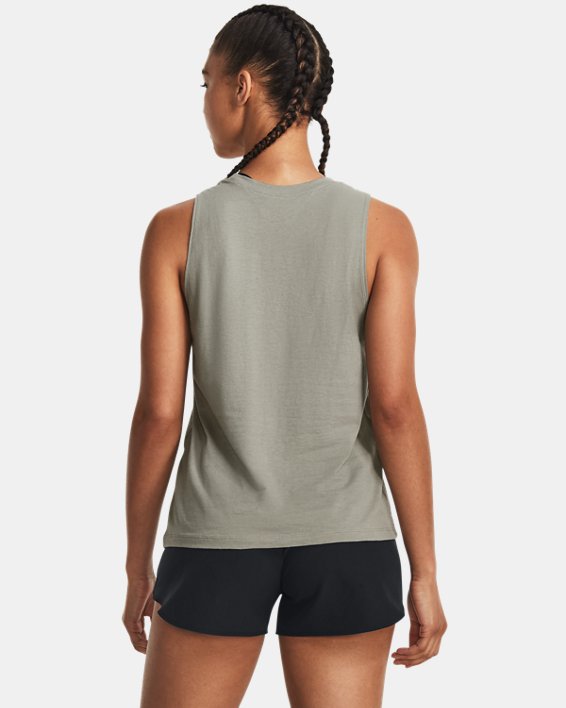 Women's UA Rival Tank in Green image number 1